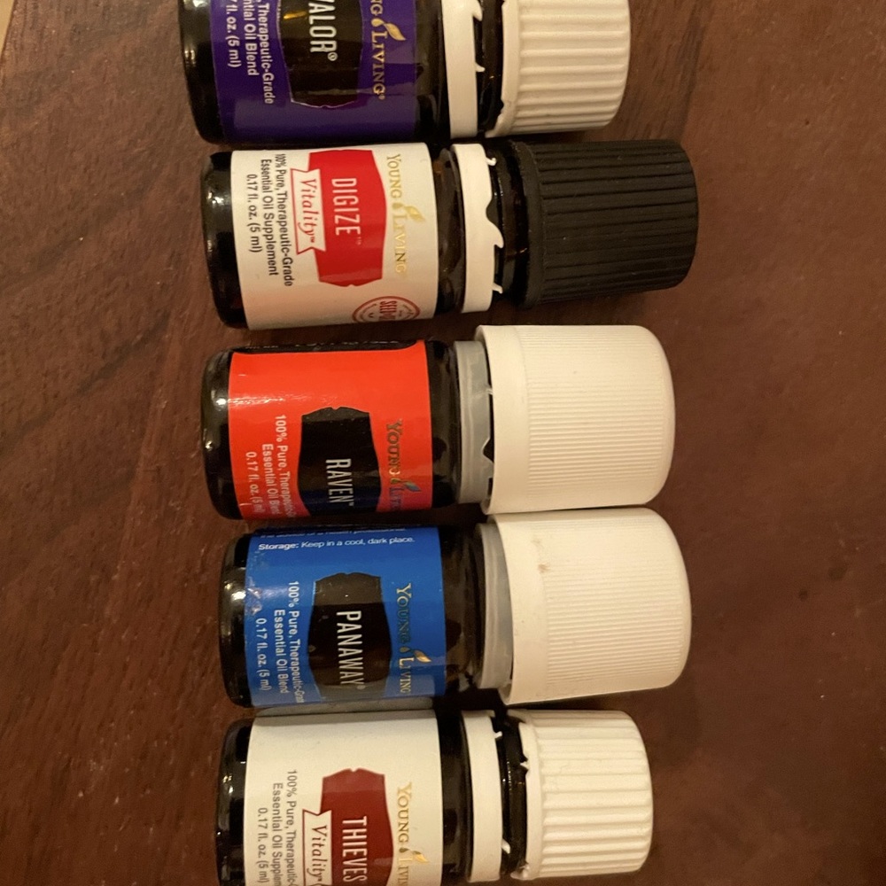 Young living 15ml oil x5